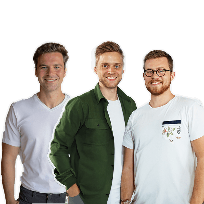 Jimmy, Rasmus & Kristian, Founders of Workfeed